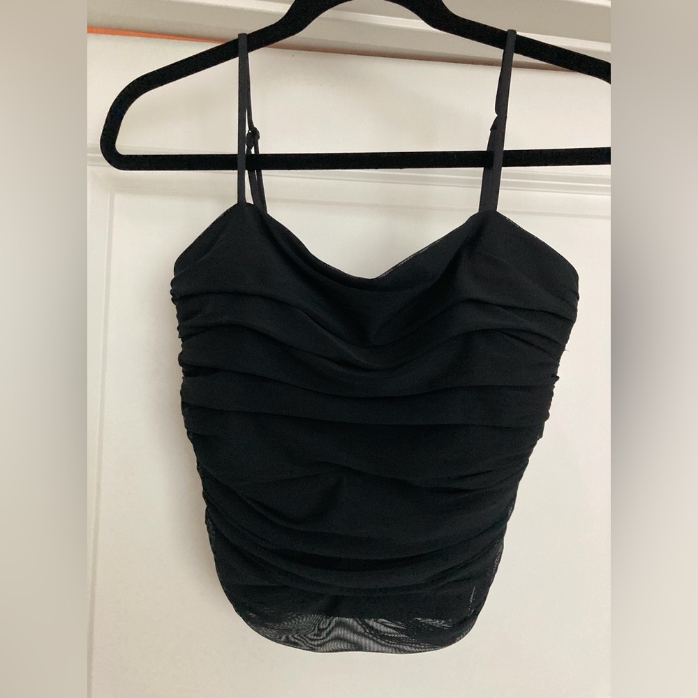 EXPRESS Women’s Two Piece Set - Ruched Mesh Skirt and Cami - Size Small/Medium